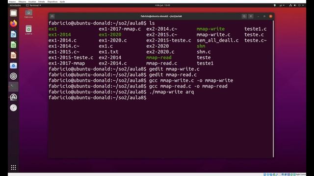 mmap-write.c e mmap-read.c: Exemplo de Uso de Memória Mapeada no Linux смотреть онлайн