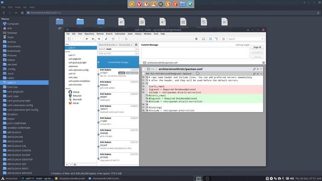 ArcoLinux : 2487 Carli 11 - /etc/pacman.conf without carli-repo смотреть онлайн