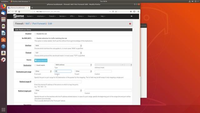 pfSense Port Forwarding смотреть онлайн