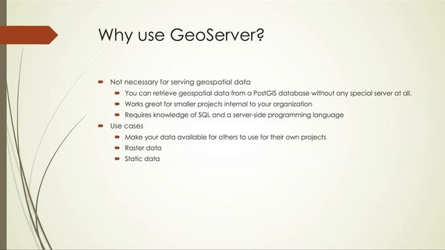 Who needs GeoServer? смотреть онлайн
