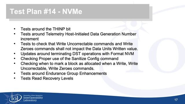 UNH-IOL NVMe Plugfest Webinar #14 смотреть онлайн