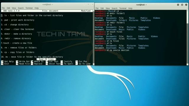 Basic Linux Commands|| You Need to Know || Tech In Tamil смотреть онлайн