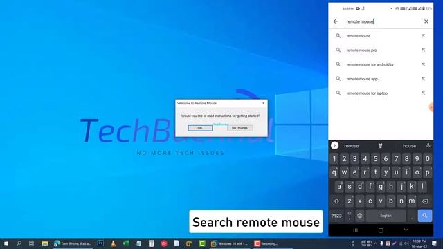 Use Mobile Phone As A Mouse For Laptop Or PC - How To смотреть онлайн
