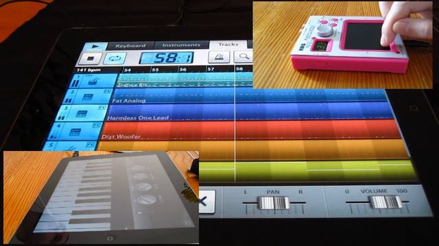iPad PSYTRANCE LIVE with FL STUDIO MOBILE + iVoxel + rebirth & Kaossilator смотреть онлайн