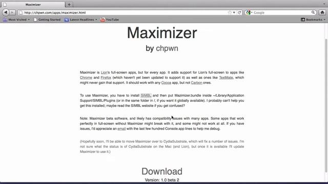 How to Make ALL Applications Full Screen in Lion смотреть онлайн