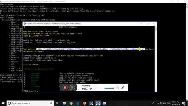 Tritanium Coin Mining Crypto With a CPU & GPU XMR stack Miner Tutorial Tamil смотреть онлайн