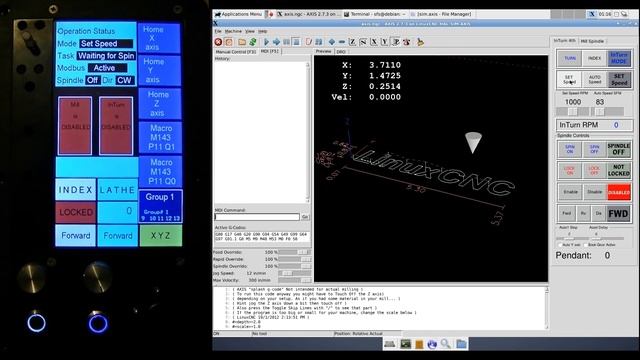 InTurn™ Remote Command Pendant for LinuxCNC/Path Pilot смотреть онлайн