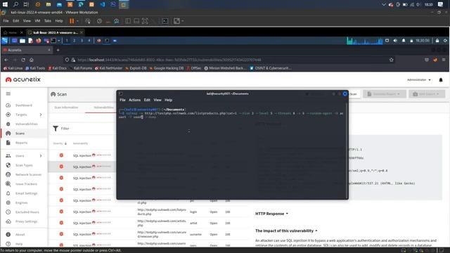 Mencari celah SQL Injection dengan Acunetix dan melihat data pada database menggunakan Sqlmap смотреть онлайн