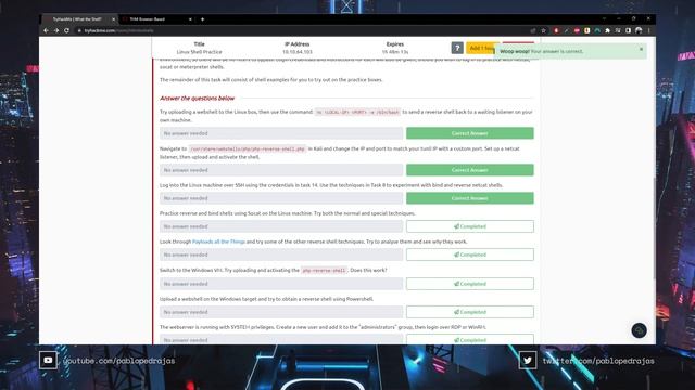 TryHackMe | What the Shell? (3/3) смотреть онлайн
