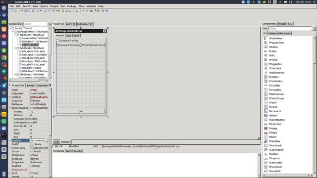 Native apps development for ARM Linux (raspberry pi, Ubuntu Touch, etc.) with Lazarus IDE смотреть онлайн