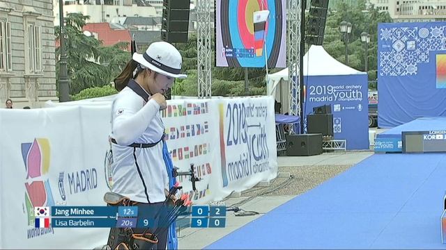 Jang Minhee v Lisa Barbelin – recurve junior women bronze | World Archery Youth Championships 2019 смотреть онлайн