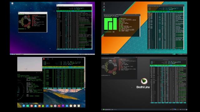 Lubuntu vs Manjaro vs Deepin vs Bodhi смотреть онлайн