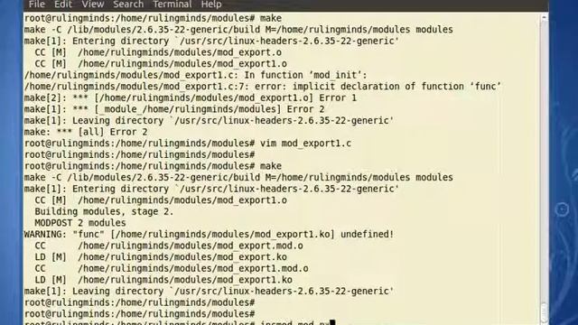 Linux Module Programming Part3 www rulingminds com смотреть онлайн