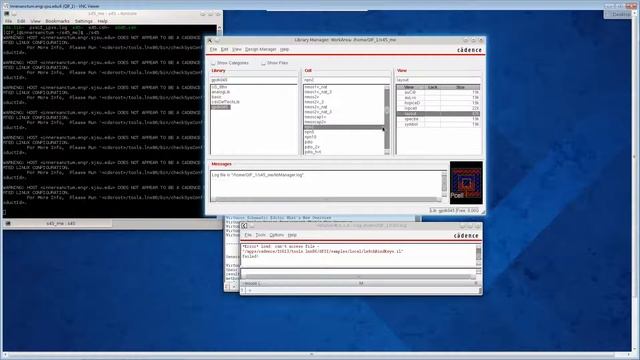 Starting Cadence software tools with VNC смотреть онлайн