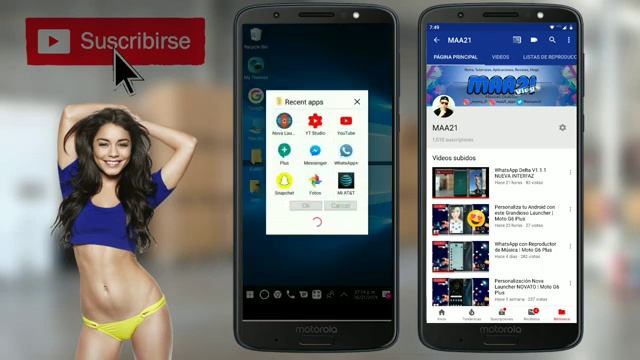 Personalización estiló Windows 10 en Cualquier Android | Moto G6 Plus смотреть онлайн