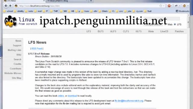 Linux From Scratch 6.8 September 2011 Update смотреть онлайн