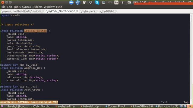 DDlog Tutorial for OVN Developers смотреть онлайн