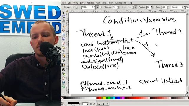 Introduction To Threads: How To Use pthread_cond_wait - Embedded System Consultant Explains смотреть онлайн