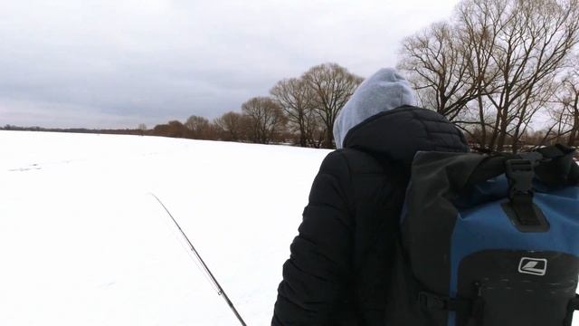 Зимой за щукой с нахлыстом. Обучение и результат ловли скагитом по Подольской системе. :). смотреть онлайн