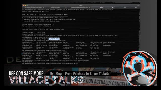 DEF CON Safe Mode Password Village - EvilMog - From Printers to Silver Tickets смотреть онлайн