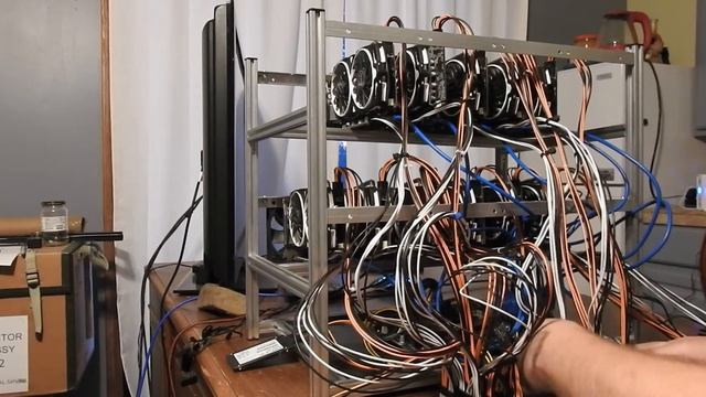[ASRock H110] - Part 14 - Connecting the other half of the GPU's to the X11 breakout board. смотреть онлайн