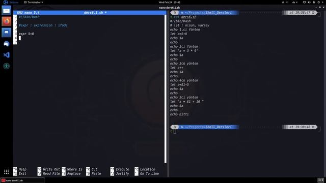 Bash Script / Shell Script Dersleri Egitim Serisi #6 смотреть онлайн