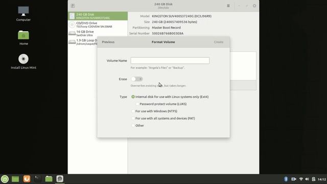 How to create a partition in Linux Mint computer ? смотреть онлайн
