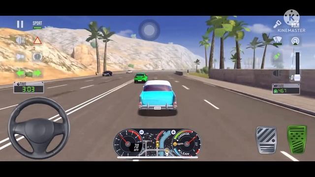 OLD CLASSIC CAR UBER DRIVE 🚖🔥 City Car Driving Games Android IOS - Taxi Sim 2020 GamePlay смотреть онлайн