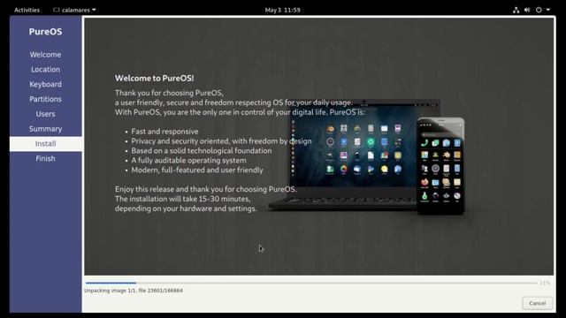 How to install Pure OS смотреть онлайн