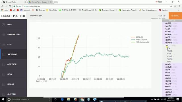 Drone Flight Log Analysis Tool Works on Web Browser | Dronee Plotter смотреть онлайн
