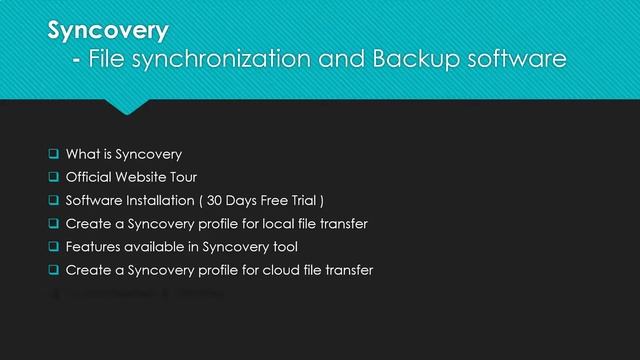 Syncovery Lecture 1 About the tool, Site Tour & Installation смотреть онлайн