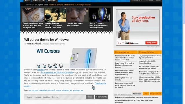 How to get Wii cursors for Windows XP смотреть онлайн