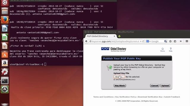 Cifrado asimétrico con gpg - Asymmetric encryption with gpg смотреть онлайн