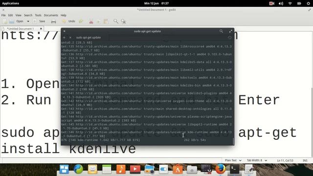Install Kdenlive in Ubuntu Linux elementary OS Linux Mint смотреть онлайн