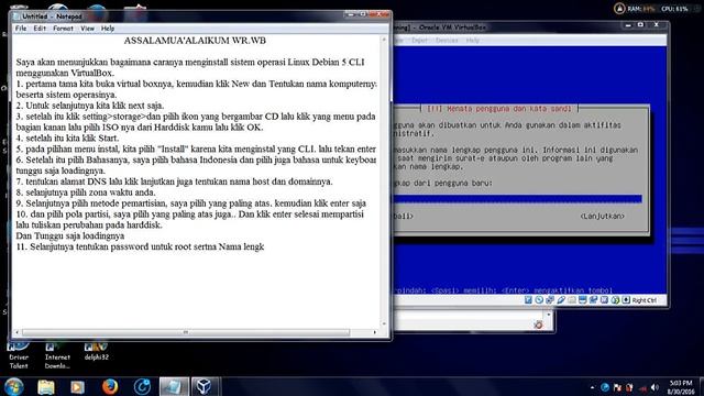 Cara Instalasi Debian 5 Berbasis Cli Di Virtual Box смотреть онлайн
