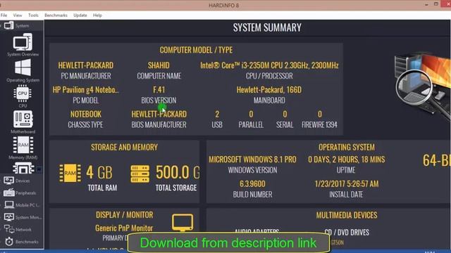 HARDiNFO Free 8.0 смотреть онлайн