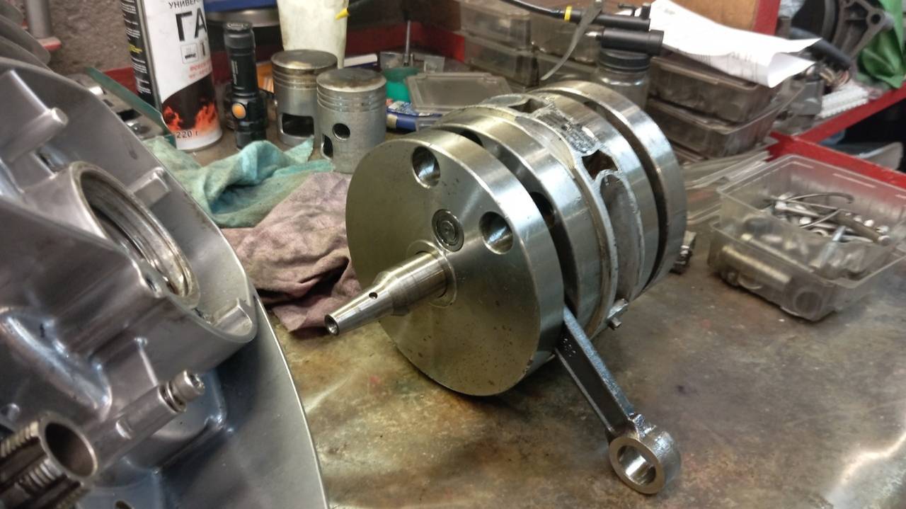 Дефектовка мотора Ява 634 после капитального ремонта. Пробег 500 км (Jawa 634)