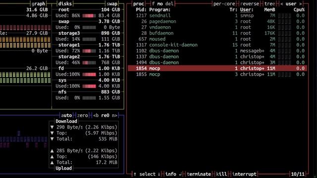 BpyTop on FreeBSD - Bashtop Goodliness! смотреть онлайн
