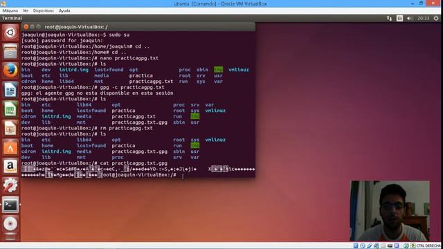 Práctica 2 SAD utilización de la herramienta de cifrado GPG para Linux смотреть онлайн