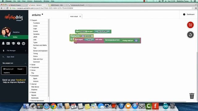 Program Raspberry Pi Lesson 3: Display sensor values on graphs. смотреть онлайн