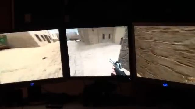 Counter strike source cs:s - surround - triple screens - matrox смотреть онлайн