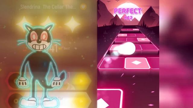 Cartoon Cat 'Bad Karma' Vs Slendrina Song - Tiles Hop "Endless Mode" Linux Fun смотреть онлайн
