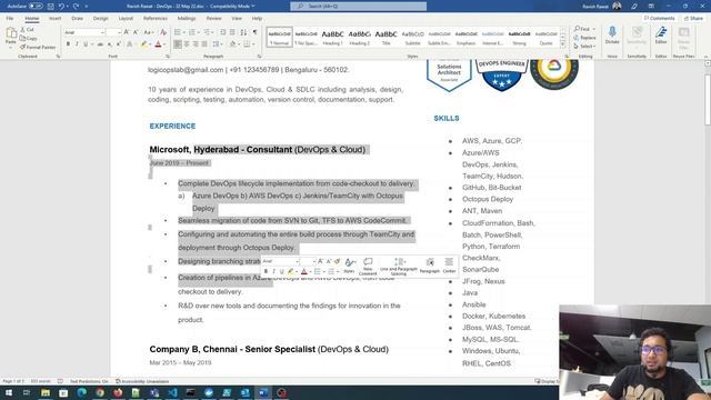 Resume for DevOps | DevOps Resume | How to Write a DevOps Resume | How to Make DevOps Resume | 01 смотреть онлайн