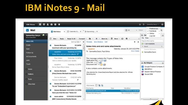 IBM Notes 9 at a glance Webinar смотреть онлайн
