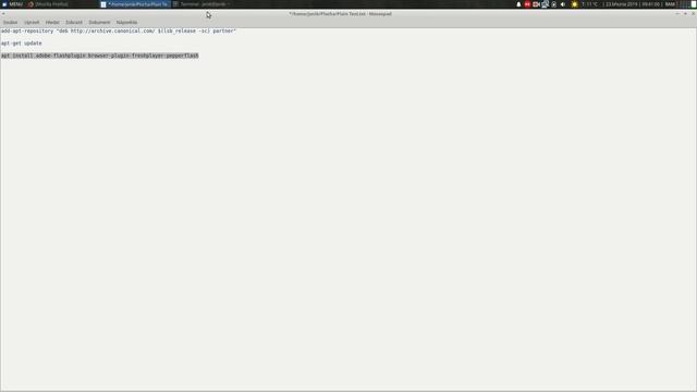 LINUX TUTORIAL - ADOBE FLASH PLAYER on linux xubuntu 18.04 смотреть онлайн