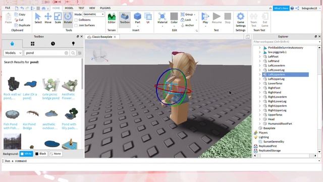 how to make A GFX without BLENDER! only roblox studio!! *with a voiceover* awhhxlilyy смотреть онлайн