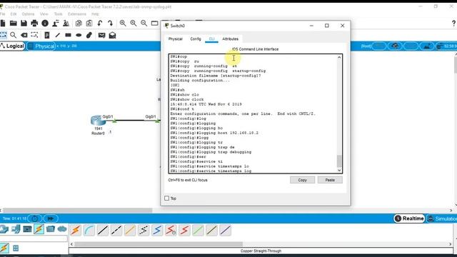 Laboratorio syslog snmp packet tracert смотреть онлайн