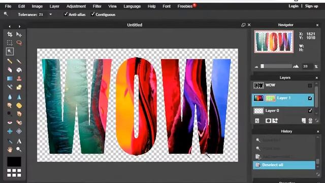 Put Image inside text PIXLR Editor | Text effect Tutorial, multi coloured text смотреть онлайн
