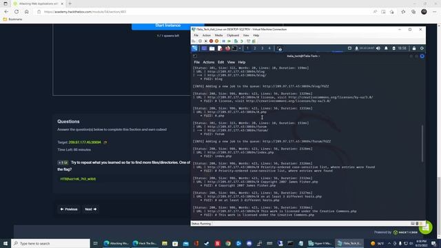 HTB Academy: Attacking Web Applications with FFUF - Recursive Fuzzing смотреть онлайн