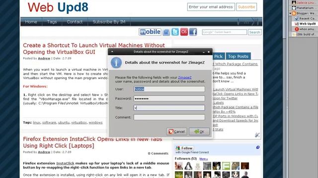 XFCE4 Screenshooter 1.6.0 in Ubuntu Jaunty смотреть онлайн
